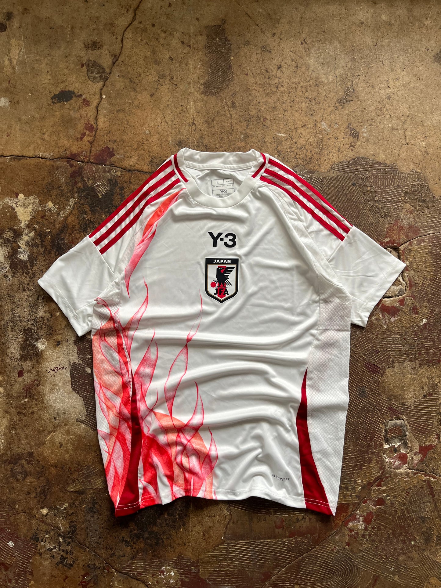 Adidas Y-3 Japan Rare Flames Football Jersey trikot