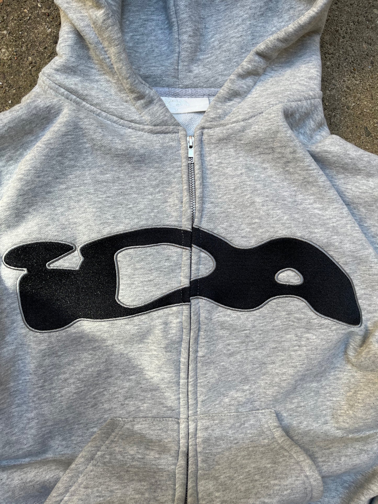 Ida oversized hoodie pullover gray