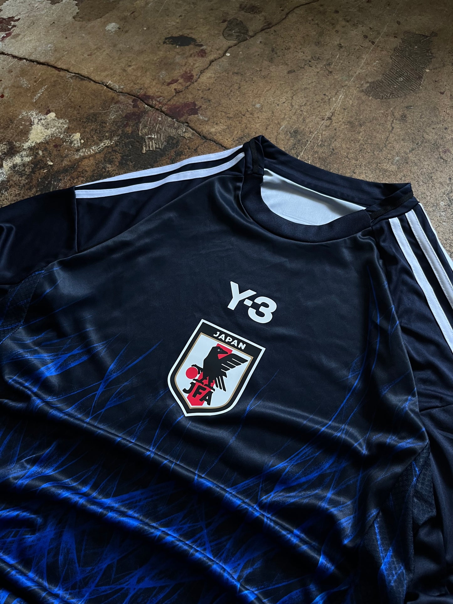 Adidas Y-3 Japan Rare Flames Football Jersey trikot Longsleeve