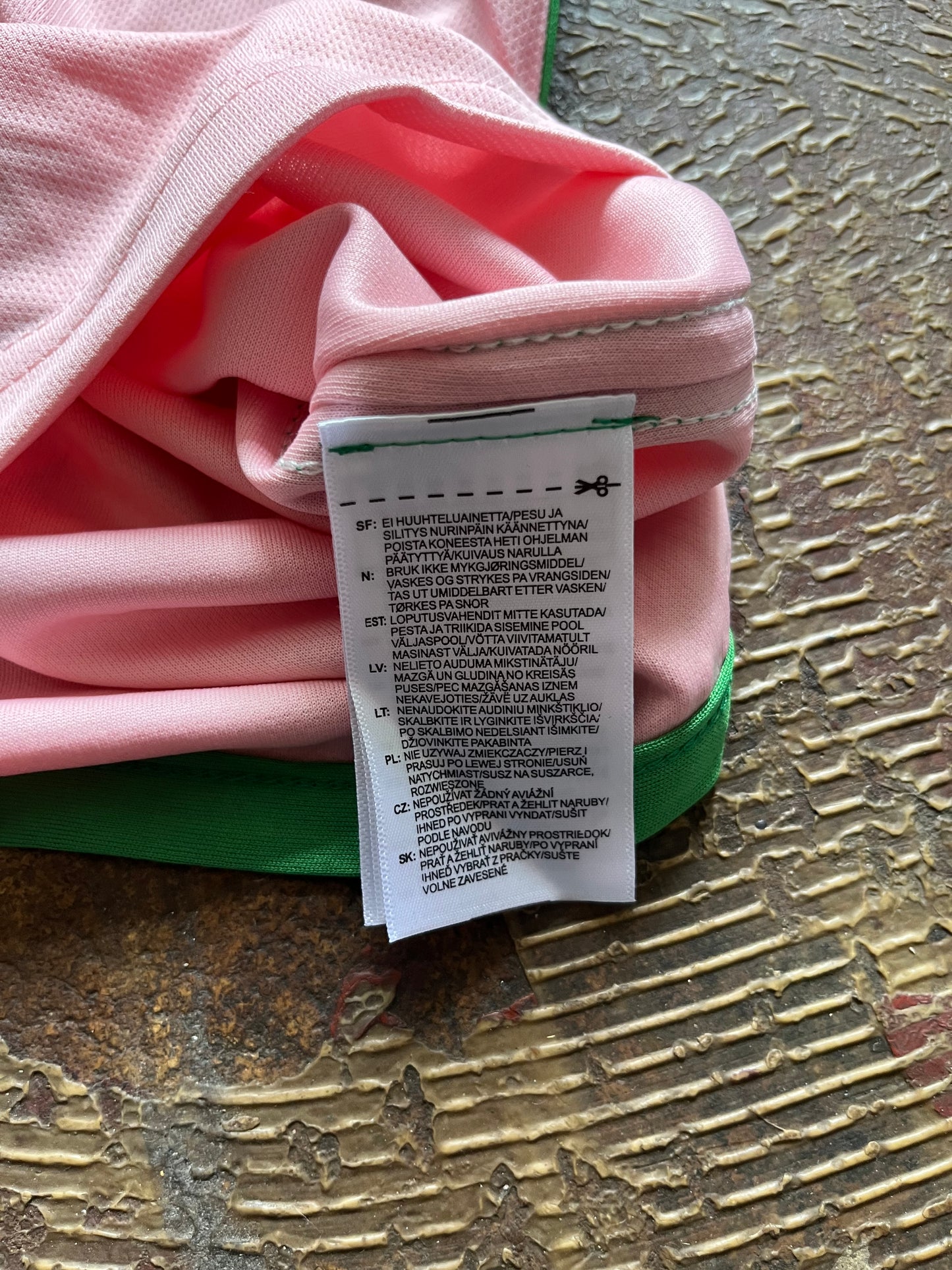 Adidas Japan Nigo Rare Pink green Football Jersey