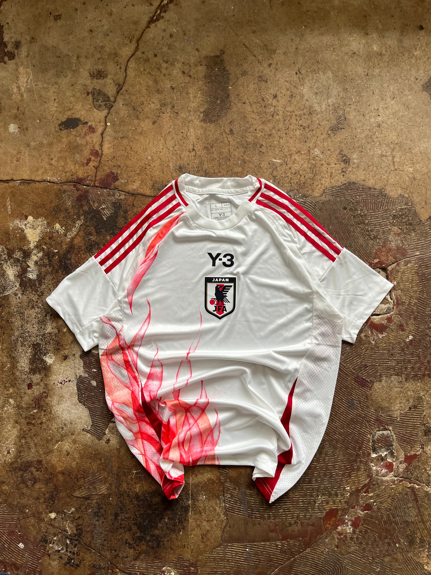 Adidas Y-3 Japan Rare Flames Football Jersey trikot