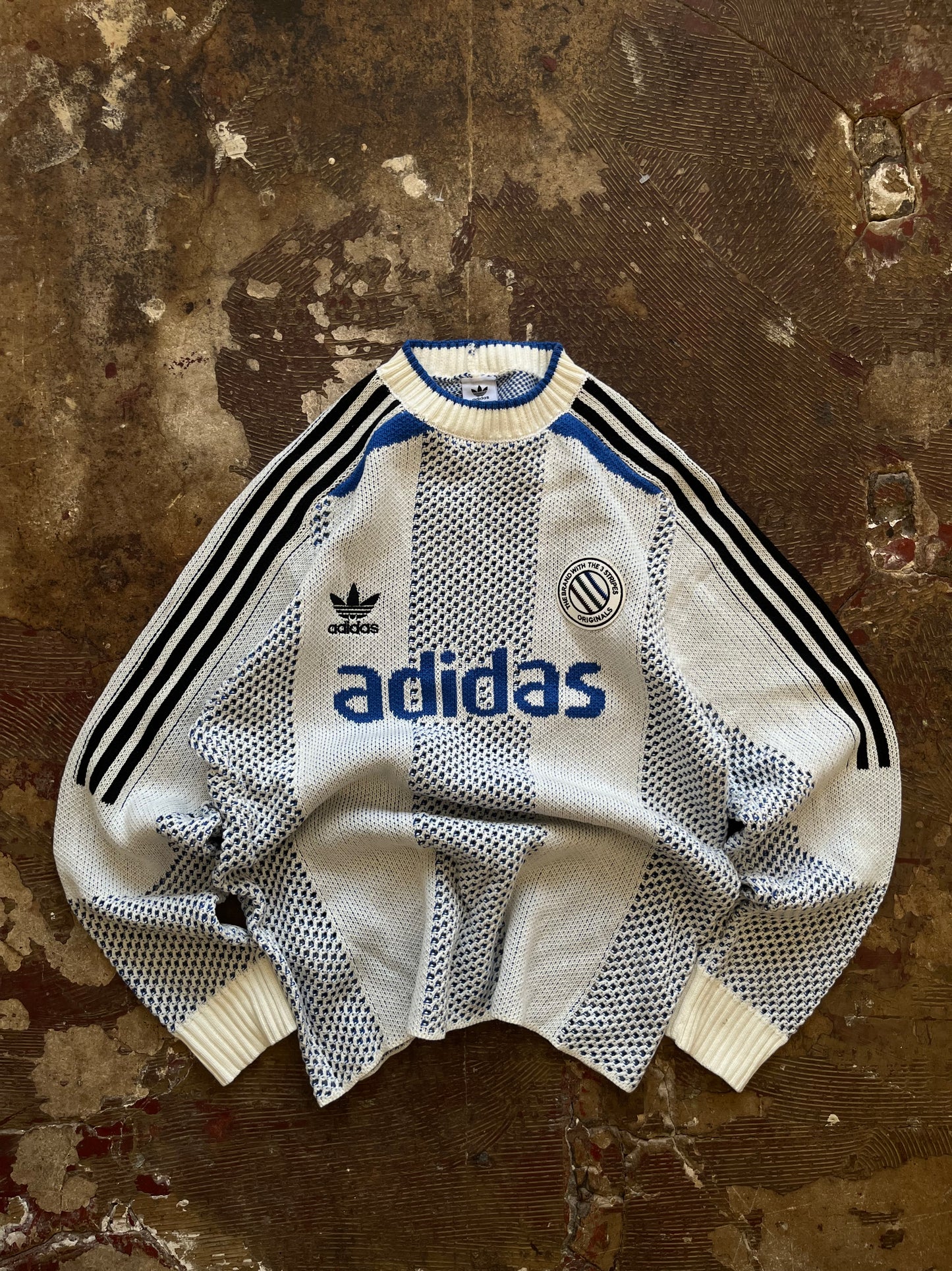Adidas Originals „The Brand with the 3 stripes“ exclusive knit sweater hoodie