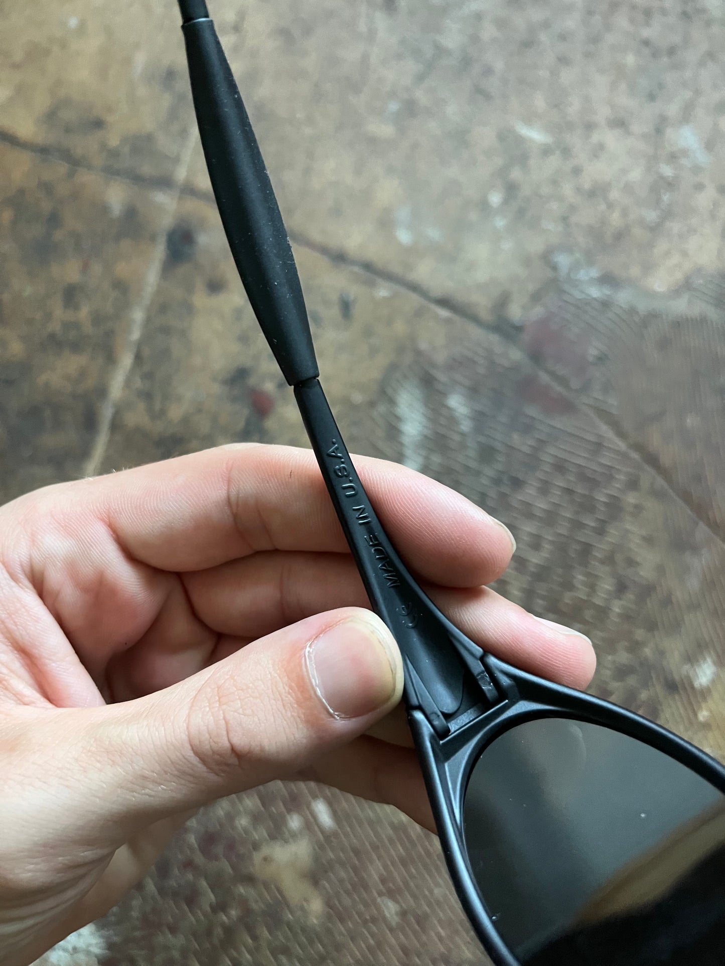 Vintage Oakley Eye Jacket Sunglasses Shades Black