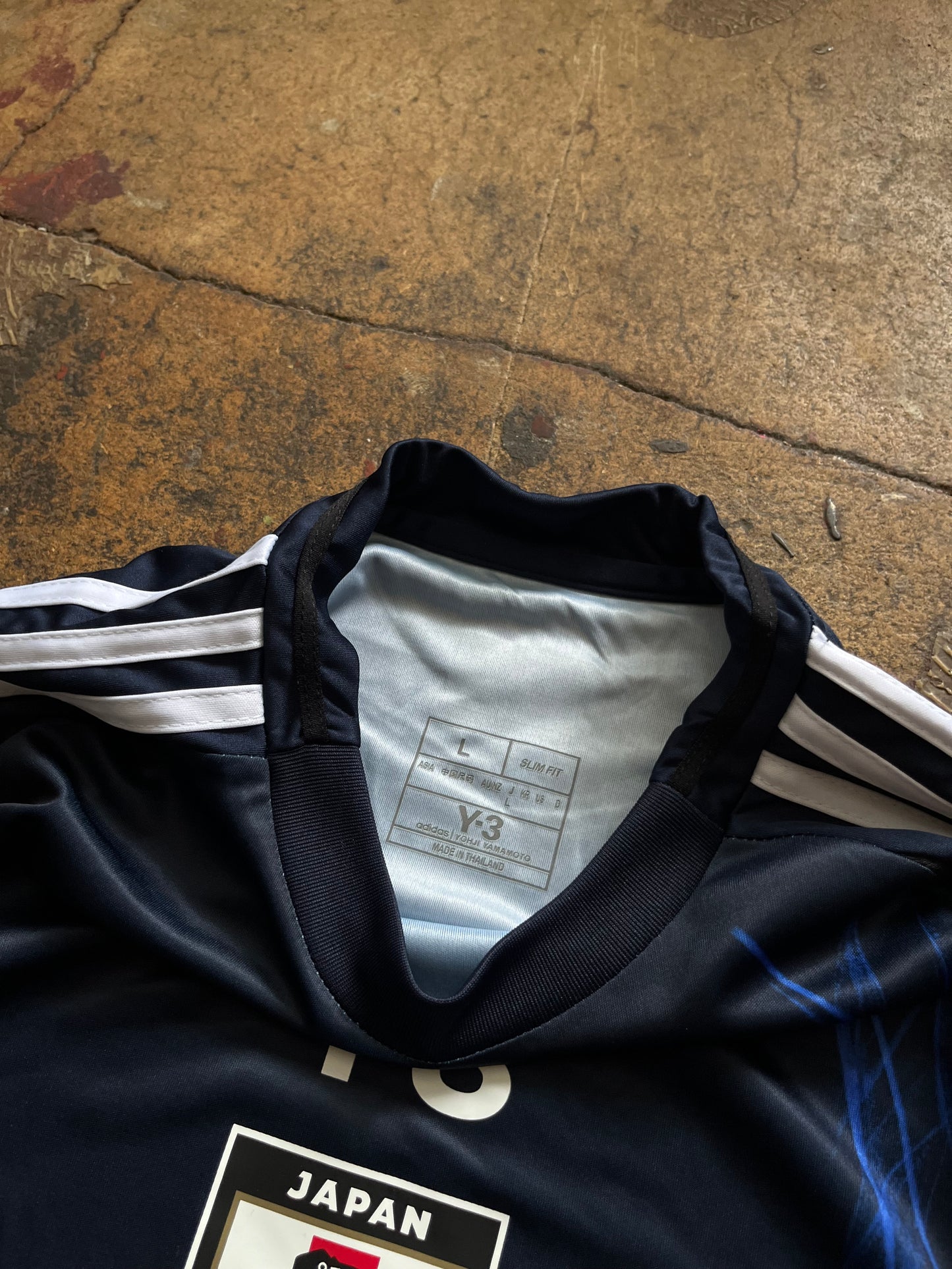 Adidas Y-3 Japan Flames RARE Football Jersey Longsleeve