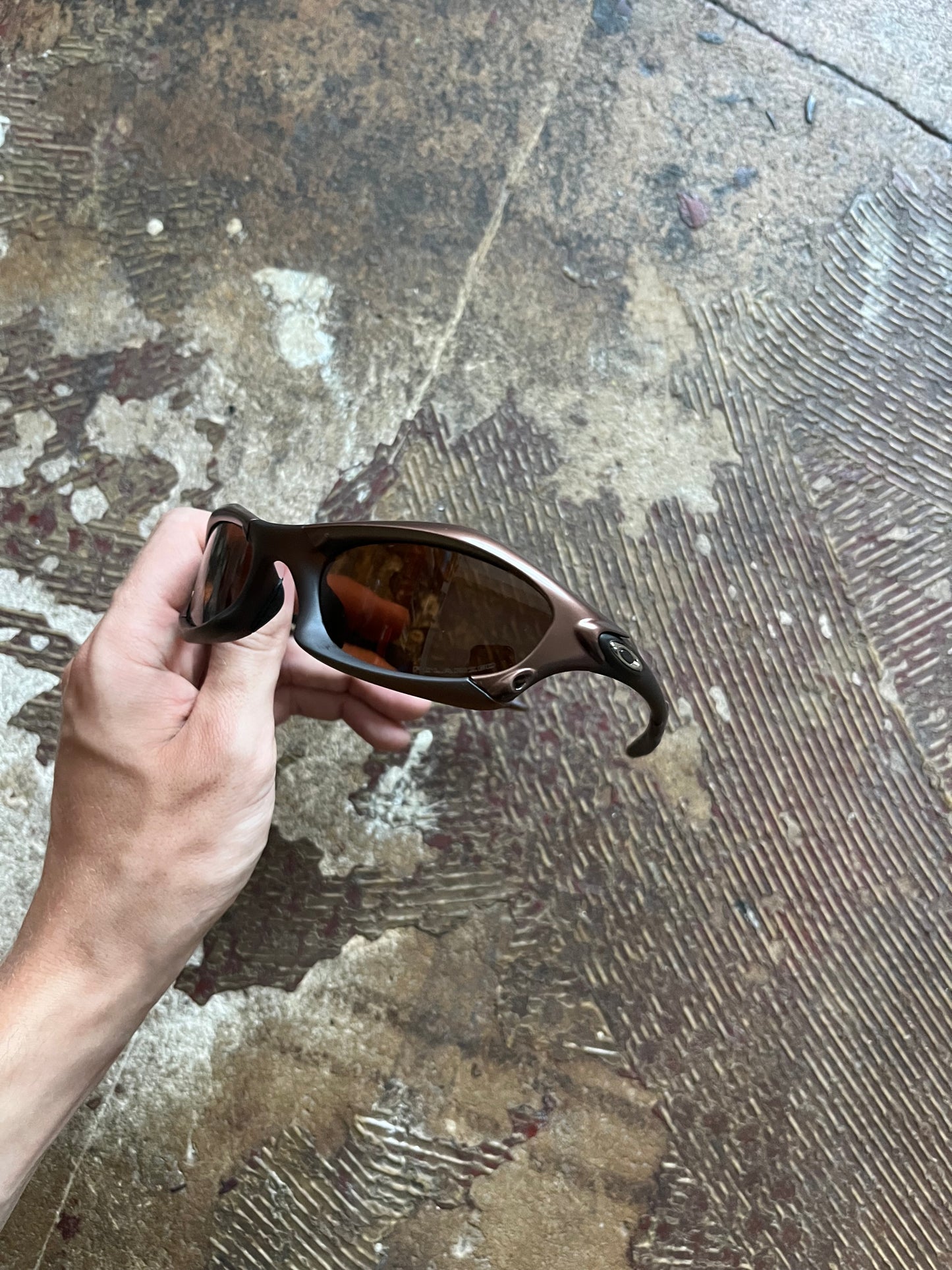 Vintage Oakley Splice Sunglasses Shades Black